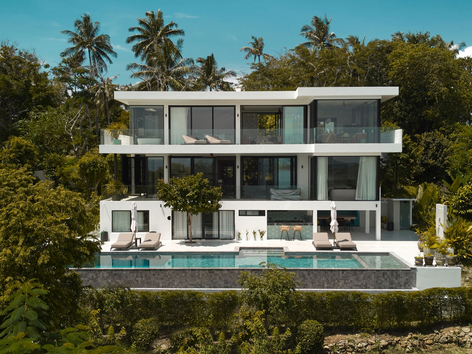 Casa Alma Luxus Ferienvilla Phuket Mit Pool Mieten Außenansicht