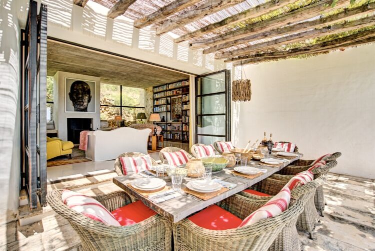 Casa Jumali Luxus Ferienvilla Ibiza Veranda Mit Essbereich
