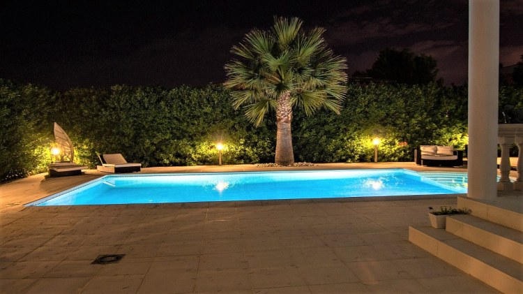 Casa Ponsa Andratx Pool Beleuchtet
