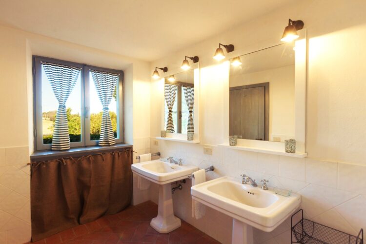 Casa Quercia Luxus Ferienhaus Maremma Italien Mieten Bad