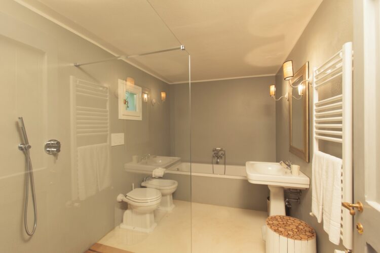 Casa Quercia Luxus Ferienhaus Maremma Italien Mieten Badewanne