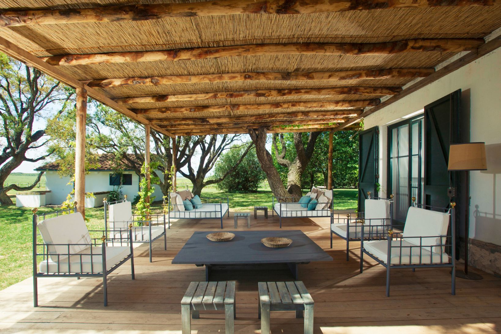 Casa Quercia Luxus Ferienhaus Maremma Italien Mieten Lounge