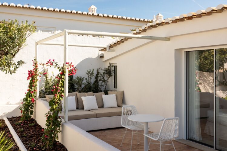 Casa Saudade Luxus Ferienhaus Portugal Mieten Terrasse