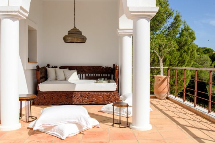 Casa Soleil Luxus Ferienvilla Ibiza Mieten Outdoor Lounge