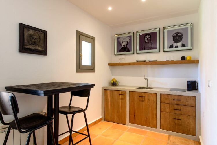 Casa Soleil Exklusives Ferienhaus Ibiza Mieten Studio Küche