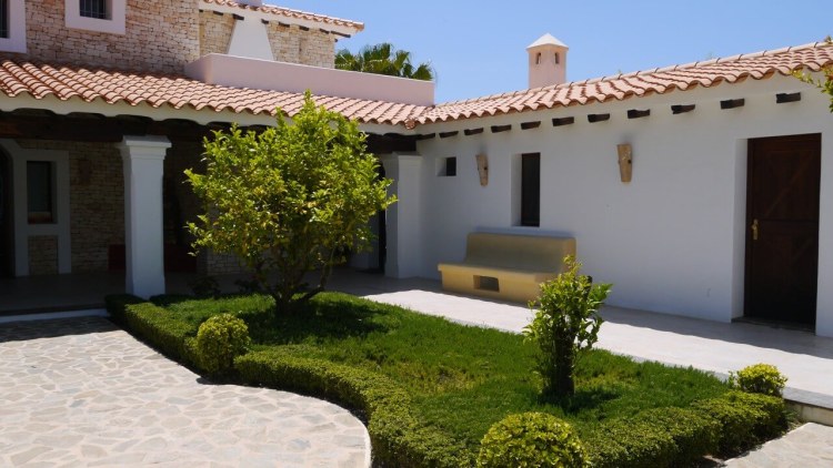 Casa De La Luna Ibiza Innenhof