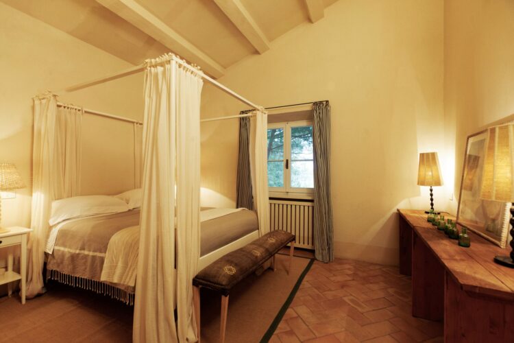 Casa Di Vigneto Luxus Ferienhaus Maremma Italien Mieten Bett