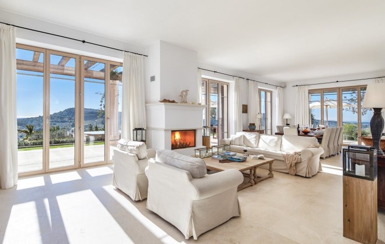 Luxus Finca Villa Mallorca mieten Casa Concos | Wohnbereich