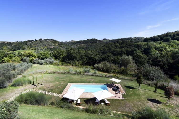 Casale Castelfalfi Luxuriöse Ferienvilla Toskana Pool Mit Panorama