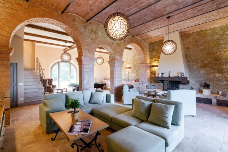 Casale Castelfalfi Traumhaftes Ferienhaus Toskana Chianti Wohnzimmer