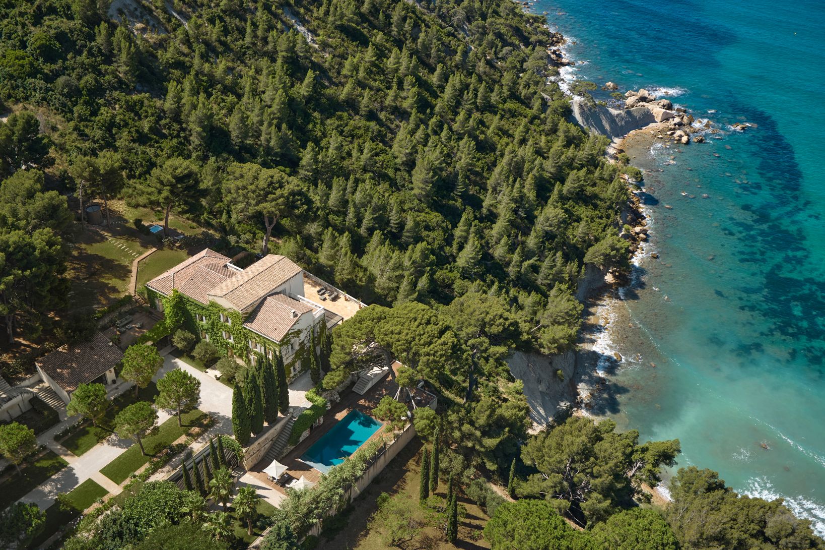 Cassis Hideaway Luxus Ferienhaus Cote D Azur Mieten Lage