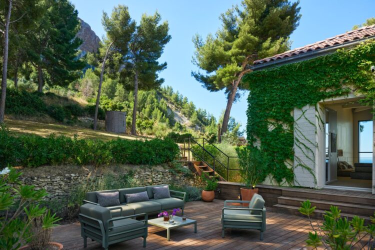 Cassis Hideaway Luxus Ferienhaus Cote D Azur Mieten Lounge