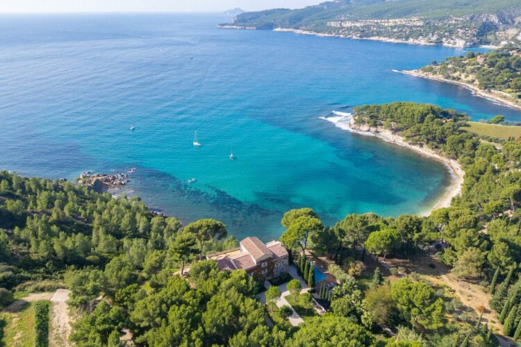 Cassis Hideaway Luxus Ferienhaus Südfrankreich Mieten Bucht