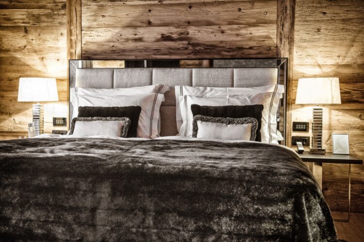 Chalet N Luxus Ski Chalet Österreich Mieten Bett