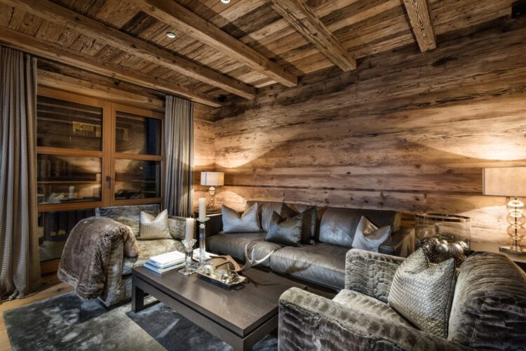 Chalet N Luxus Ski Chalet Österreich Mieten Lounge