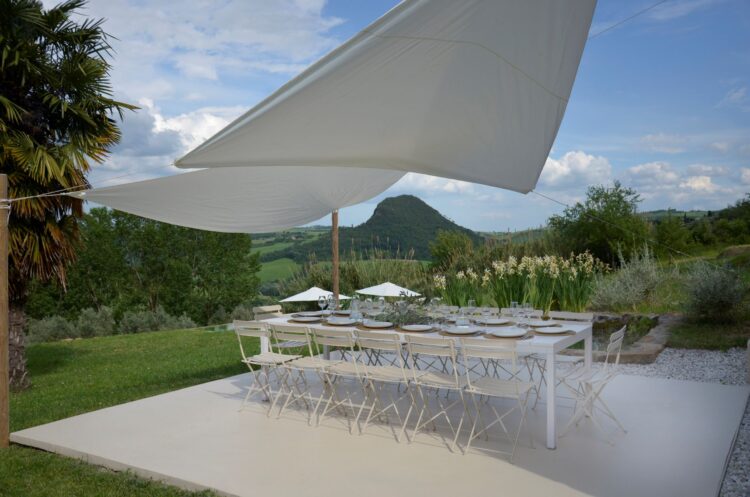 Charming Farmhouse Luxus Ferienhaus Toskana Italien Mieten Dinner