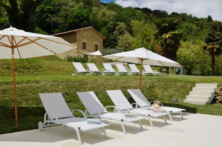 Charming Farmhouse Luxus Ferienhaus Toskana Italien Mieten Liegen