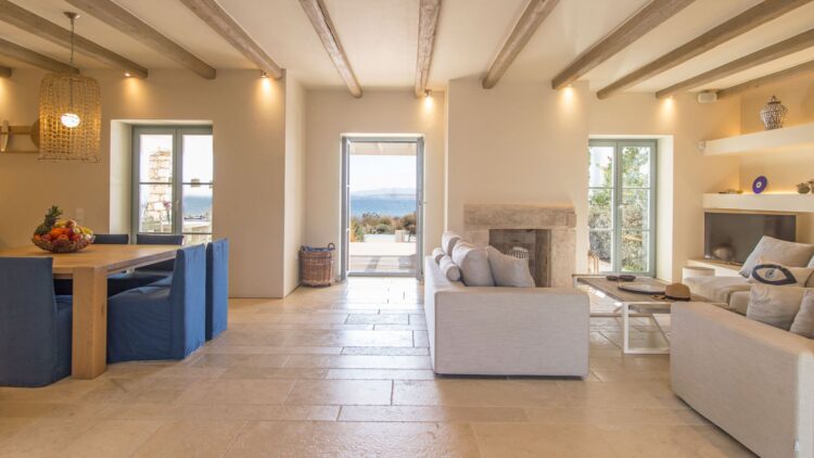 Charming Seaside Villa Luxus Ferienhaus Paros Am Meer Mieten Wohnen