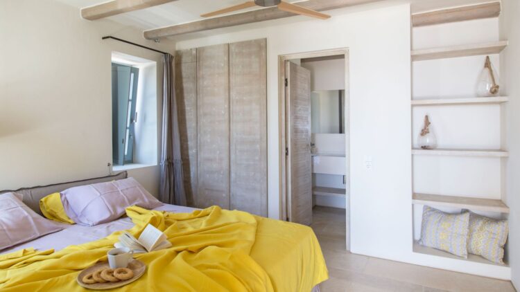 Charming Seaside Villa Luxus Ferienvilla Paros Am Meer Mieten Schlaf