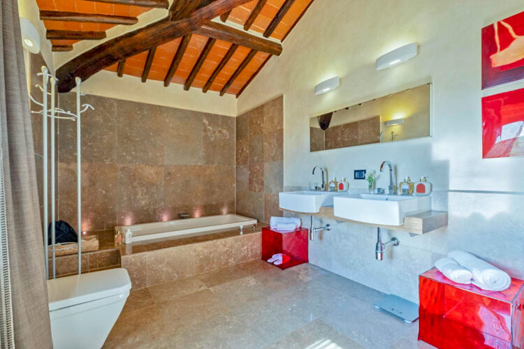 Chianti Country Estate Ferienhaus Toskana Mieten 14 Personen Badezimmer 3