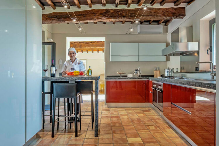 Chianti Country Estate Ferienhaus Toskana Mieten 14 Personen Küche Mit Personal