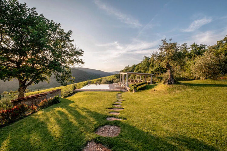 Chianti Country Estate Ferienhaus Toskana Mieten 14 Personen Pool Rasenfläche