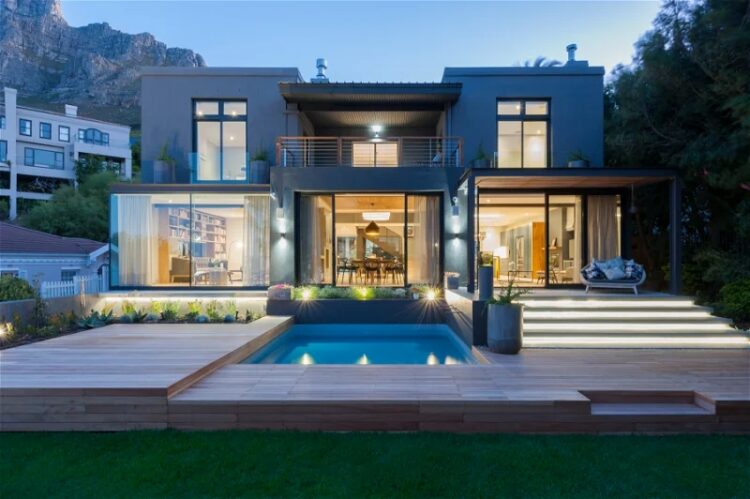 City Bowl Villa Luxus Ferienhaus Kapstadt Mieten Außenansicht
