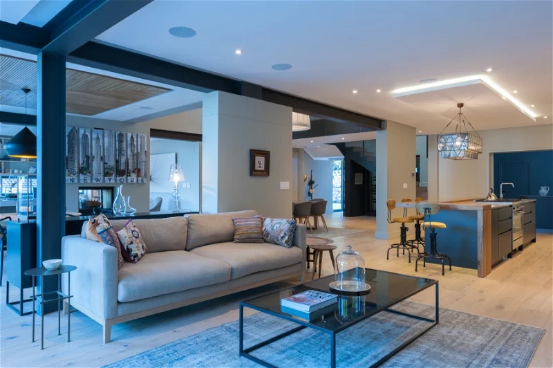 City Bowl Villa Luxus Ferienhaus Kapstadt Mieten Couch