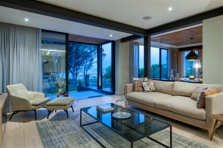City Bowl Villa Luxus Ferienhaus Kapstadt Mieten Sofa