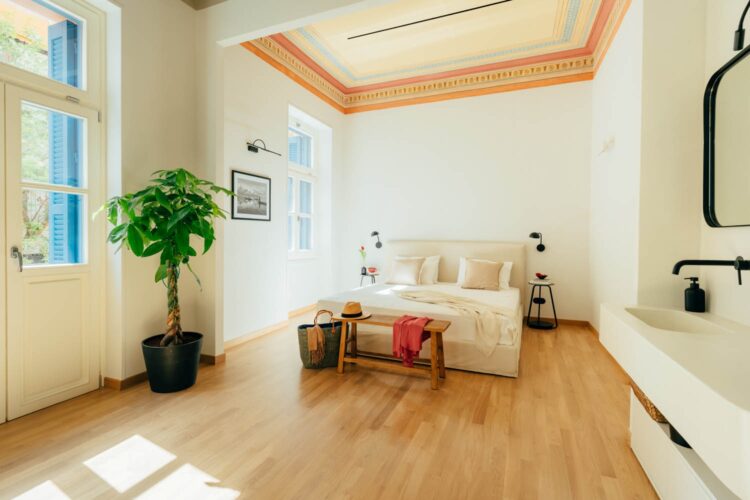 City Escape Athen Luxus Ferienvilla Altstadt Mieten Bett