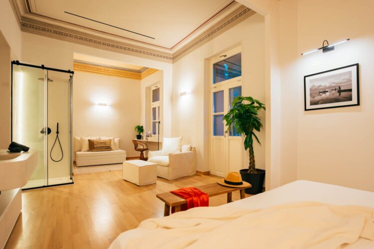 City Escape Athen Luxus Ferienvilla Altstadt Mieten Schlaf