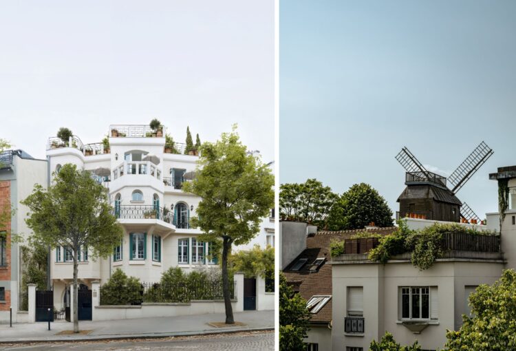 City Escape Montmartre Luxuriöses Ferienhaus Paris Mieten Außenansicht