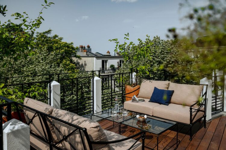 City Escape Montmartre Luxus Ferienhaus Paris Mieten Dachterrasse