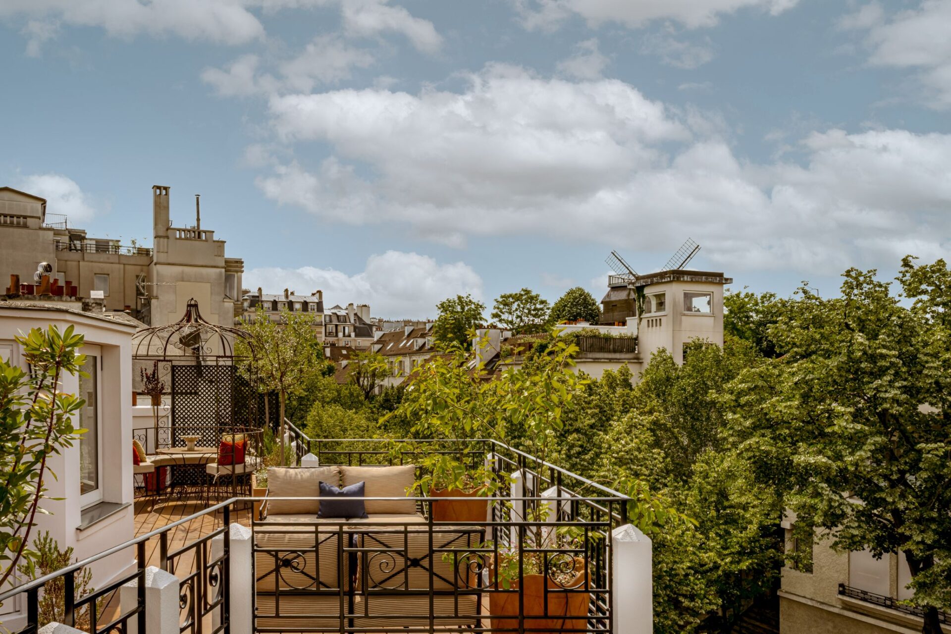 City Escape Montmartre Luxus Ferienhaus Paris Mieten Terrasse