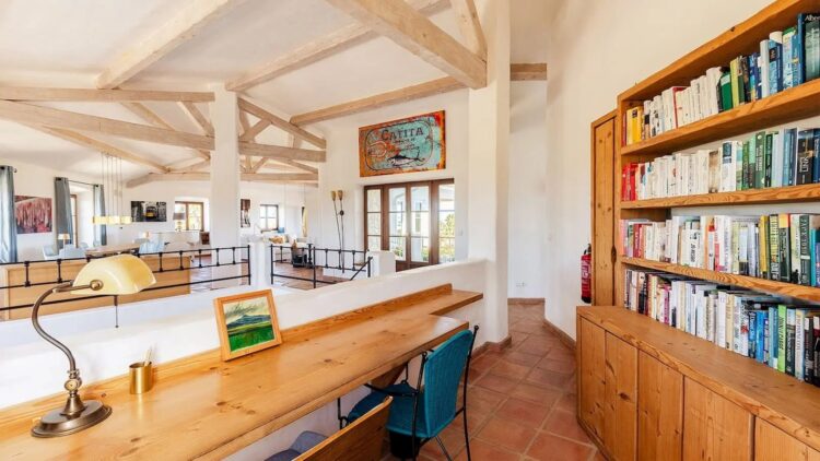 Clifftop Retreat Luxus Ferienhaus Algarve Portugal Mieten Arbeitsplatz