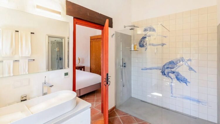 Clifftop Retreat Luxus Ferienhaus Algarve Portugal Mieten Badezimmer