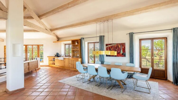 Clifftop Retreat Luxus Ferienhaus Algarve Portugal Mieten Esstisch