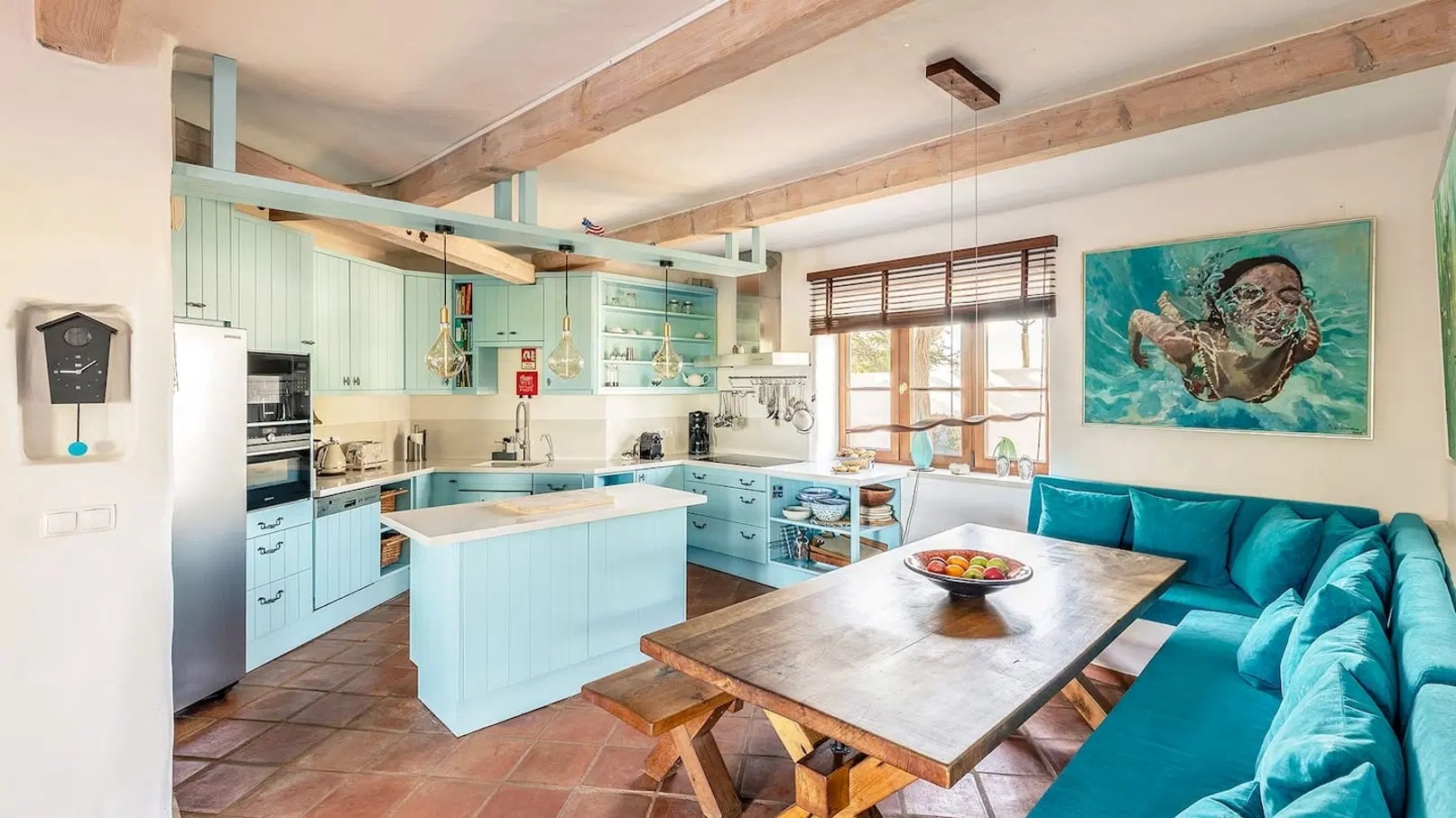 Clifftop Retreat Luxus Ferienhaus Algarve Portugal Mieten Küche