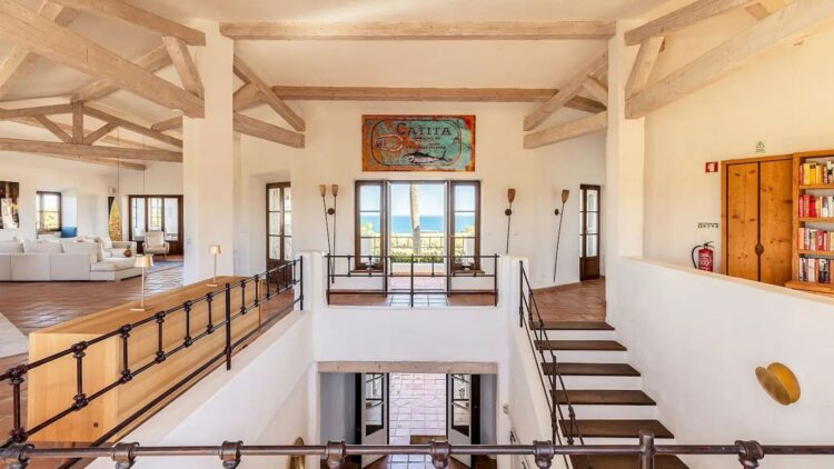 Clifftop Retreat Luxus Ferienhaus Algarve Portugal Mieten Treppen