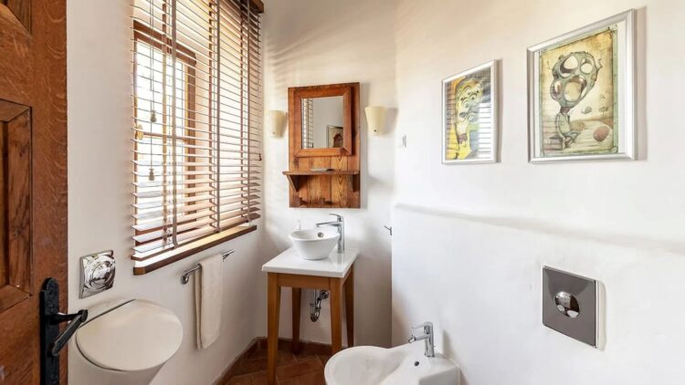 Clifftop Retreat Luxus Ferienhaus Algarve Portugal Mieten Wc