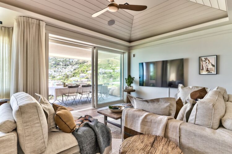 Clifton Beach House Luxus Strandvilla Kapstadt Mieten Couch