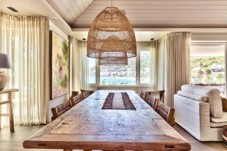 Clifton Beach House Luxus Strandvilla Kapstadt Mieten Esstisch