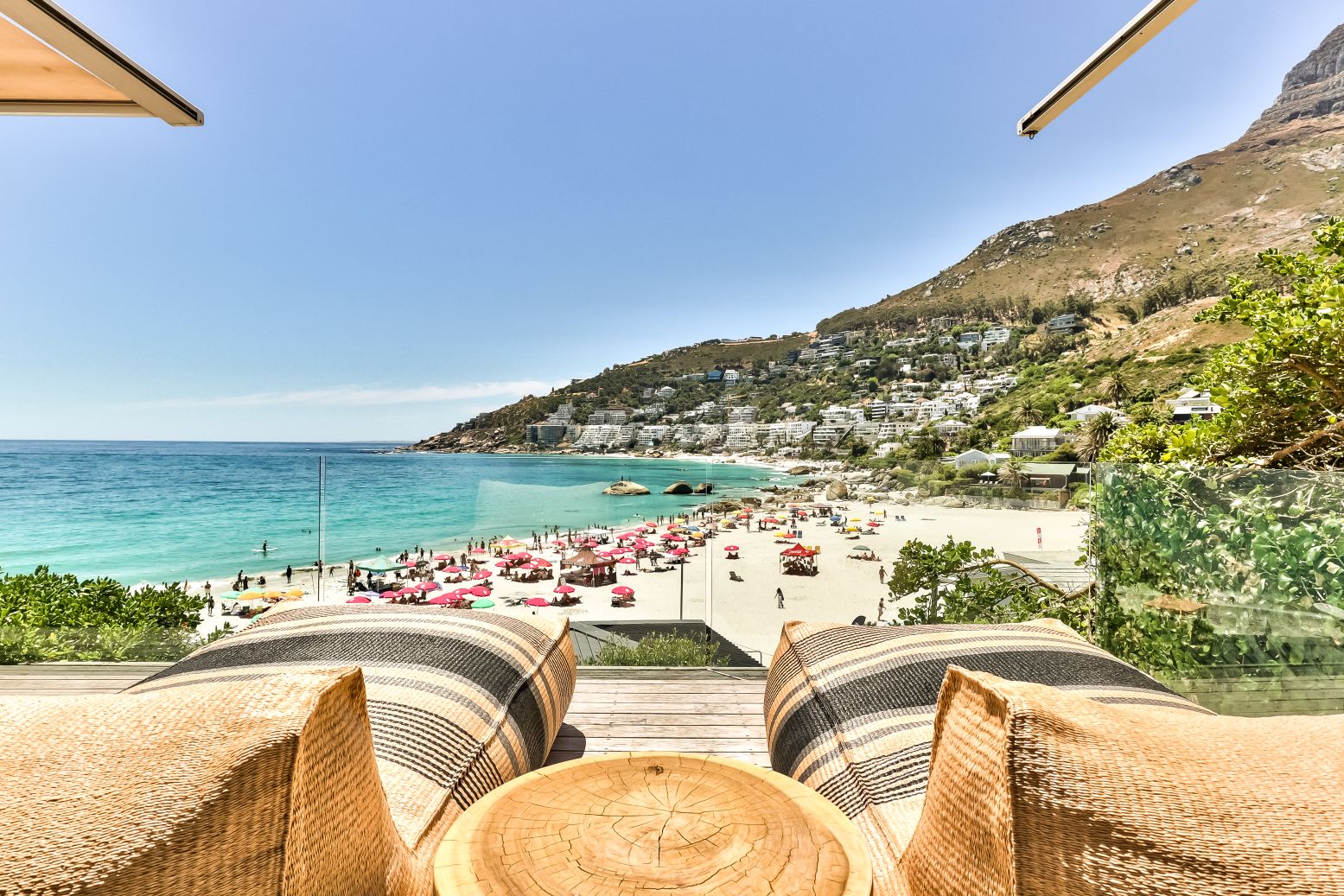 Clifton Beach House Luxus Strandvilla Kapstadt Mieten Strandterrasse