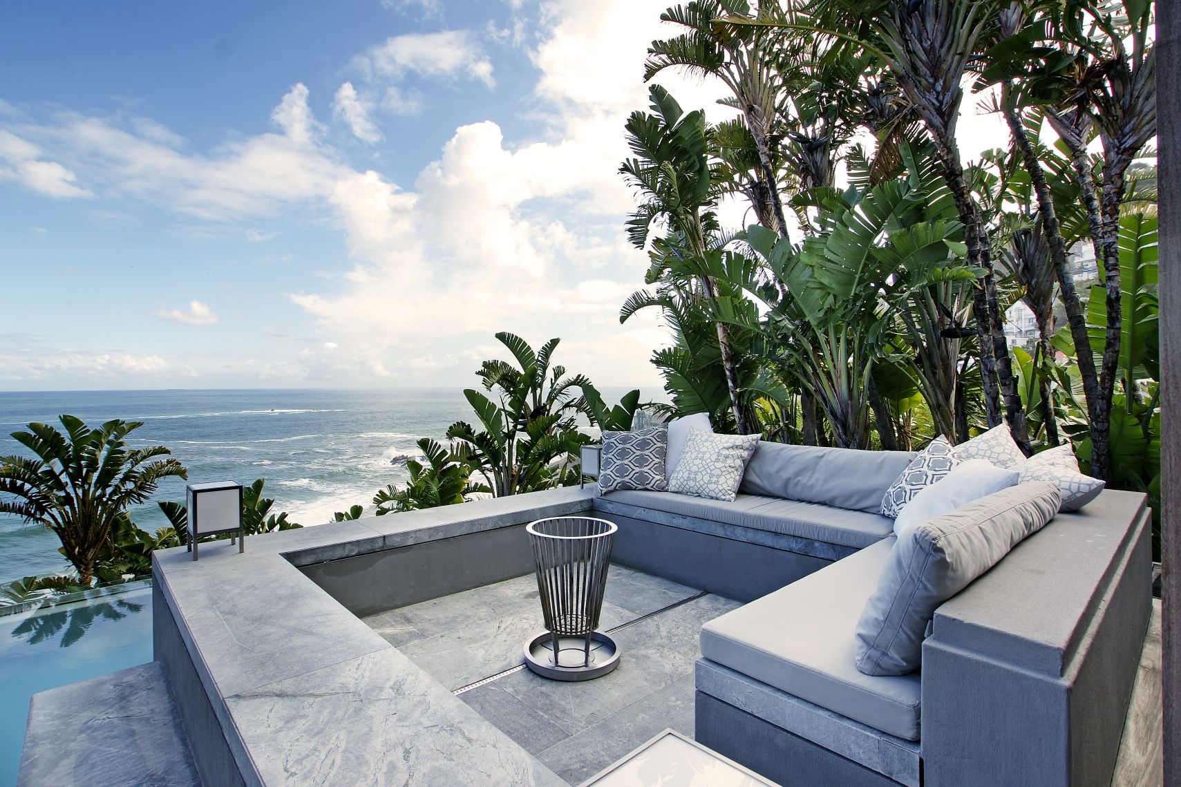 Clifton Escape Luxus Ferienhaus Kapstadt Mit Pool Mieten Lounge Area