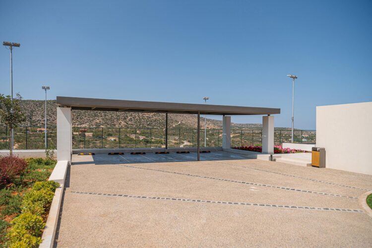 Coastal Retreat Luxus Ferienhaus Kreta Am Meer Mieten Parkplatz