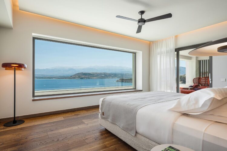 Coastal Retreat Luxus Ferienhaus Kreta Am Meer Mieten Schlaf