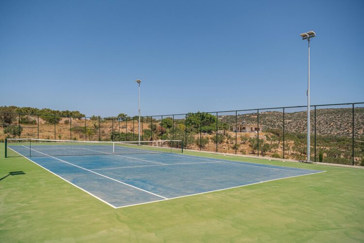 Coastal Retreat Luxus Ferienhaus Kreta Am Meer Mieten Tennis