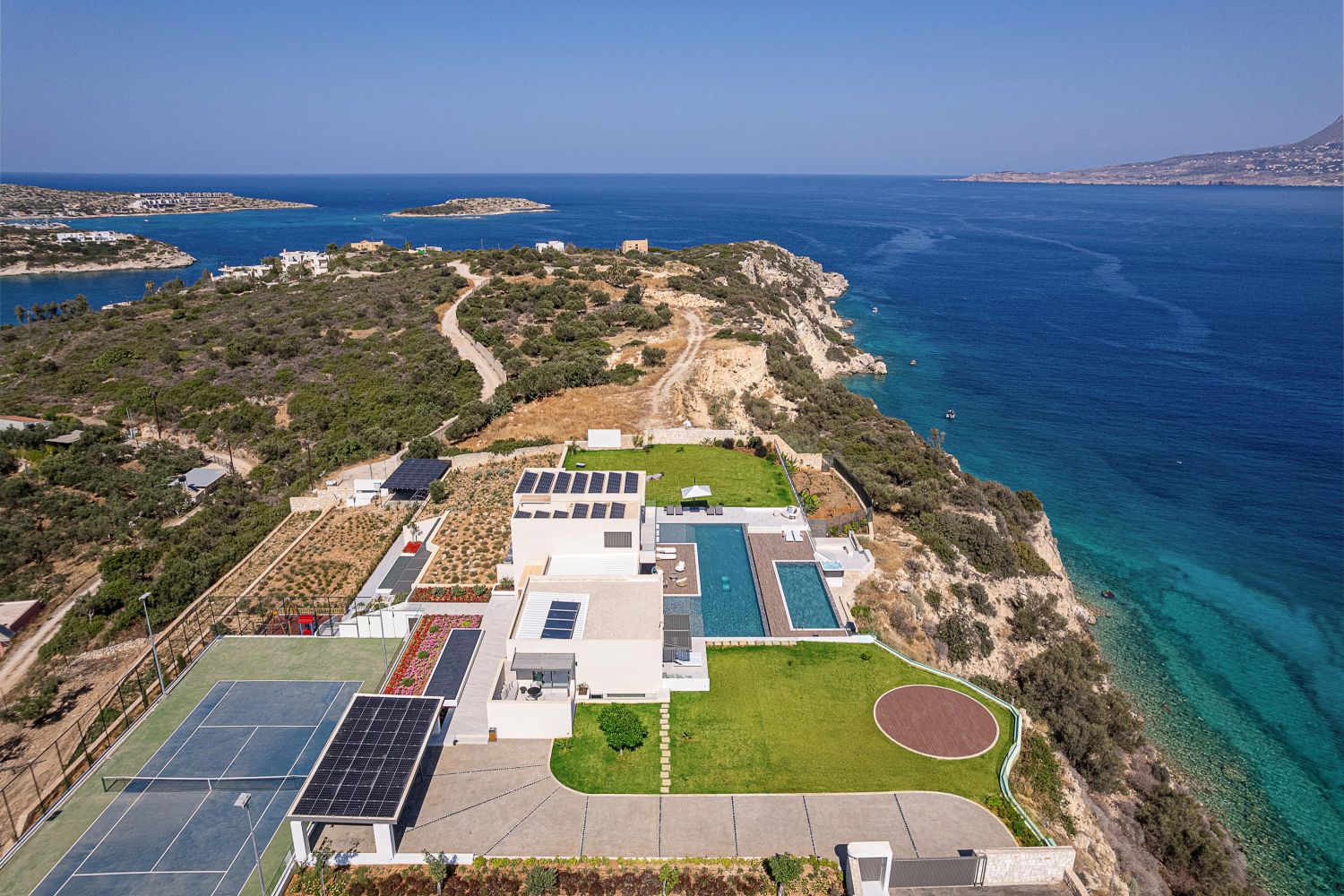 Coastal Retreat Luxus Ferienhaus Kreta Am Meer Mieten Umgebung