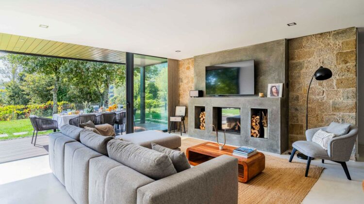 Colina Do Douro Luxus Ferienhaus Douro Tal Portugal Mieten Kamin