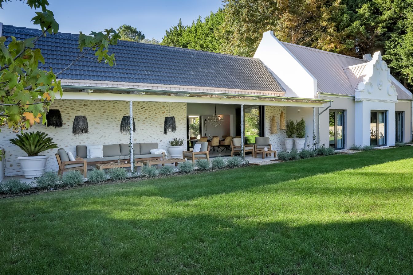 Constantia Hill Villa Luxus Ferienhaus Kapstadt Mieten Garten